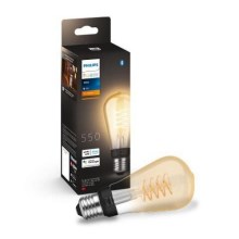 Dimmbare LED-Glühbirne Philips Hue WHITE FILAMENT ST64 E27/7W/230V 2100K