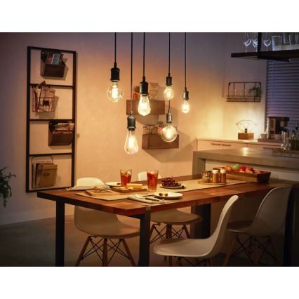 Dimmbare LED-Glühbirne Philips Hue WHITE FILAMENT ST64 E27/7W/230V 2100K