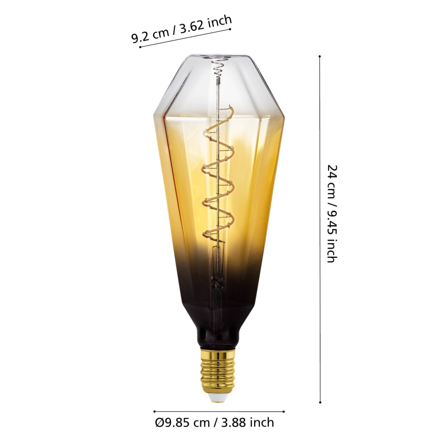 Dimmbare LED-Glühbirne VINTAGE E27/4W/230V 1700K beige - Eglo 110236