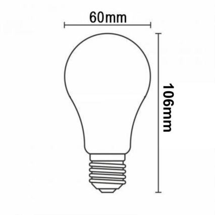 Dimmbare LED-Glühlampe FILAMENT A60 E27/11W/230V 4000K