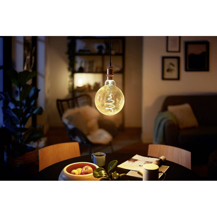 Dimmbare LED-Glühlampe VINTAGE Philips G200 E27/7W/230V 2000K