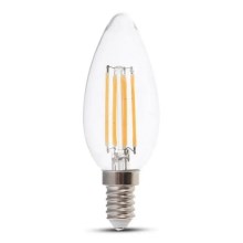 Dimmbare LED-Glühlbirne FILAMENT E14/4W/230V 3000K