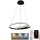 Dimmbare LED-Hängeleuchte an einer Schnur LED/65W/230V 3000-6500K + Fernbedienung