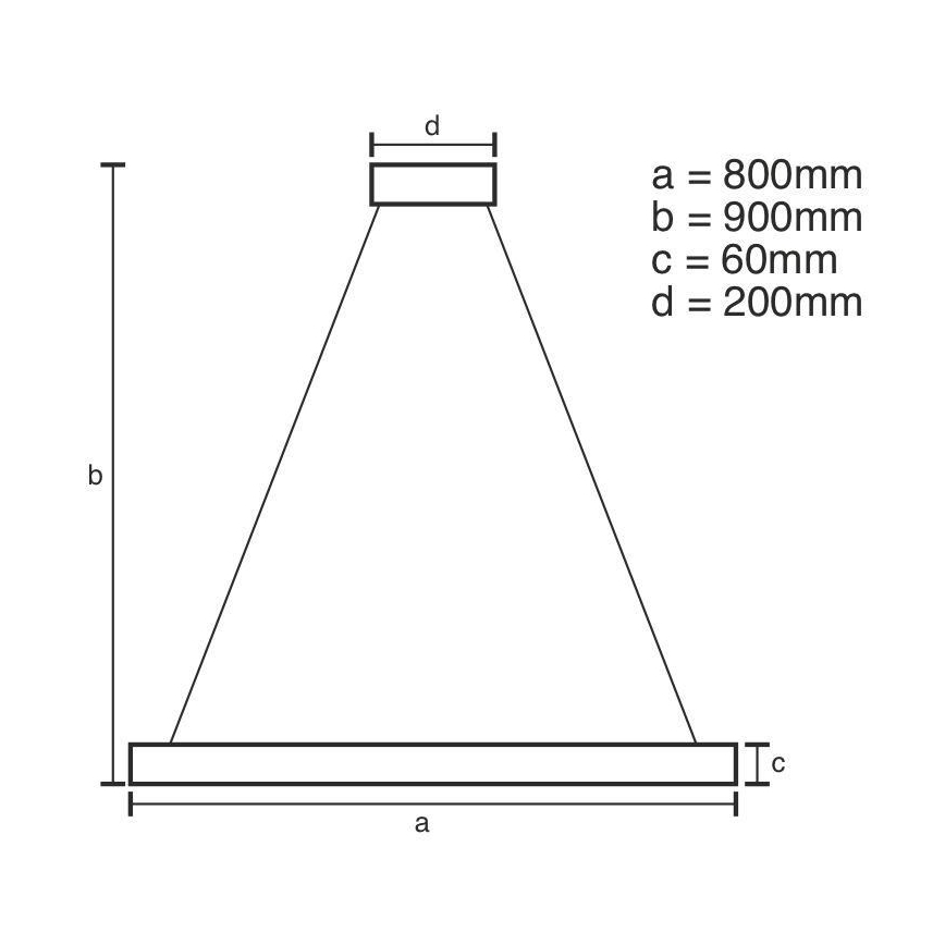 Dimmbare LED-Hängeleuchte an Schnur LED/110W/230V 3000-6500K + Fernbedienung