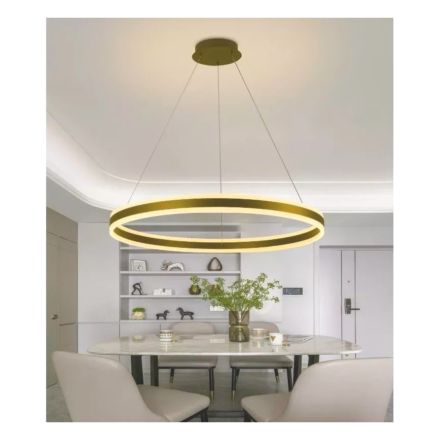 Dimmbare LED-Hängeleuchte an Schnur LED/110W/230V 3000-6500K + Fernbedienung