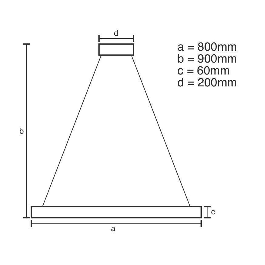 Dimmbare LED-Hängeleuchte an Schnur LED/110W/230V 3000-6500K + Fernbedienung