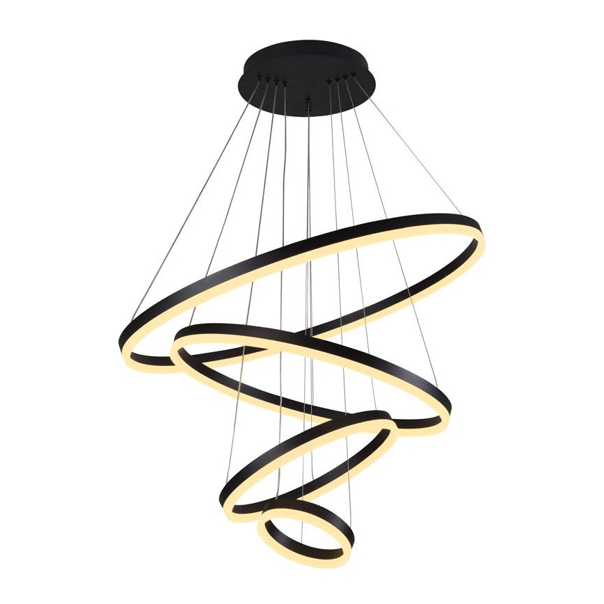 Dimmbare LED-Hängeleuchte an Schnur LED/165W/230V 3000-6500K + Fernbedienung