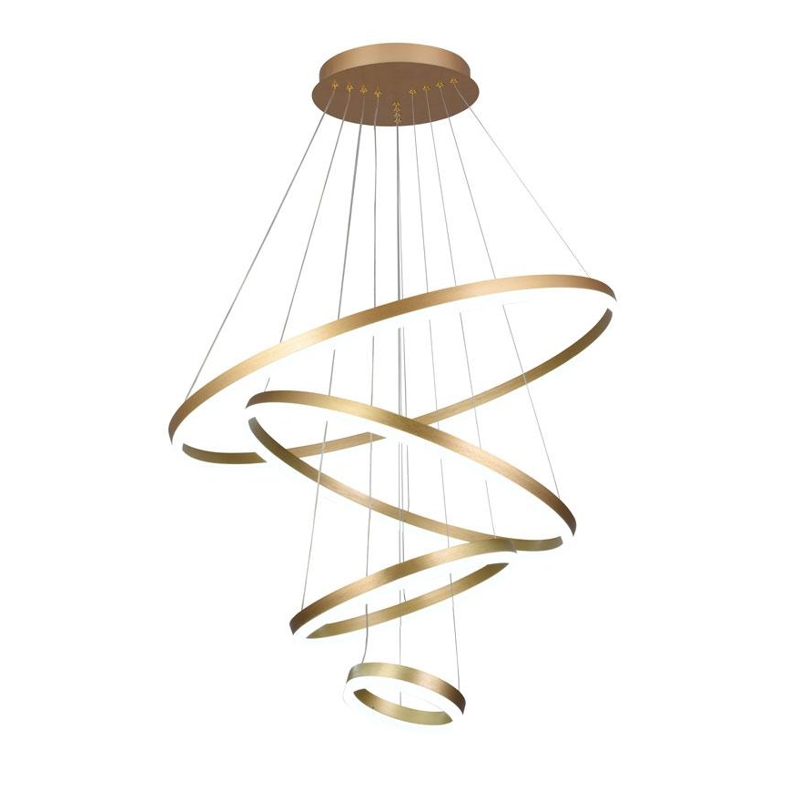 Dimmbare LED-Hängeleuchte an Schnur LED/165W/230V 3000-6500K + Fernbedienung