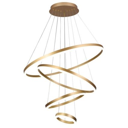 Dimmbare LED-Hängeleuchte an Schnur LED/165W/230V 3000-6500K + Fernbedienung