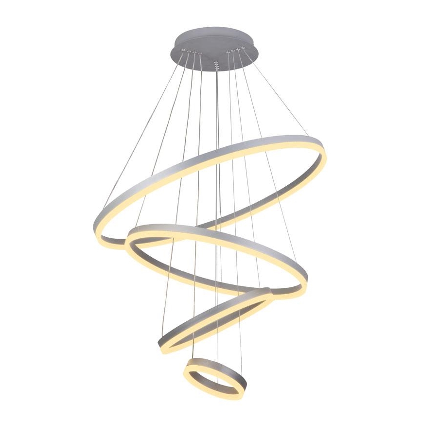 Dimmbare LED-Hängeleuchte an Schnur LED/165W/230V 3000-6500K + Fernbedienung