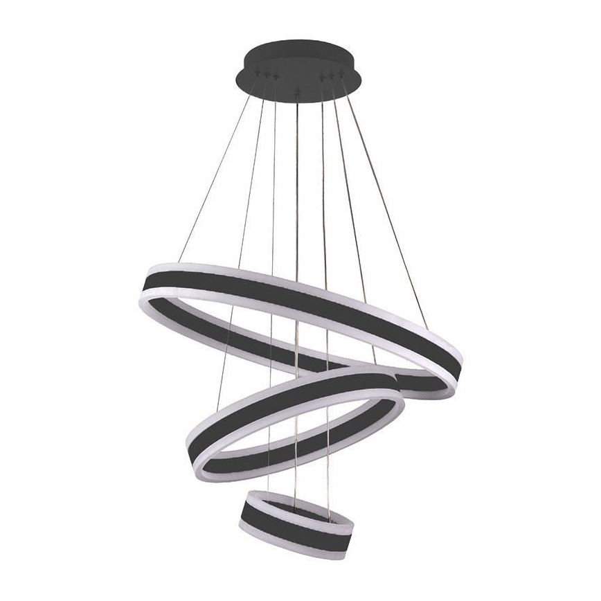 Dimmbare LED-Hängeleuchte an Schnur LED/165W/230V 3000-6500K + Fernbedienung