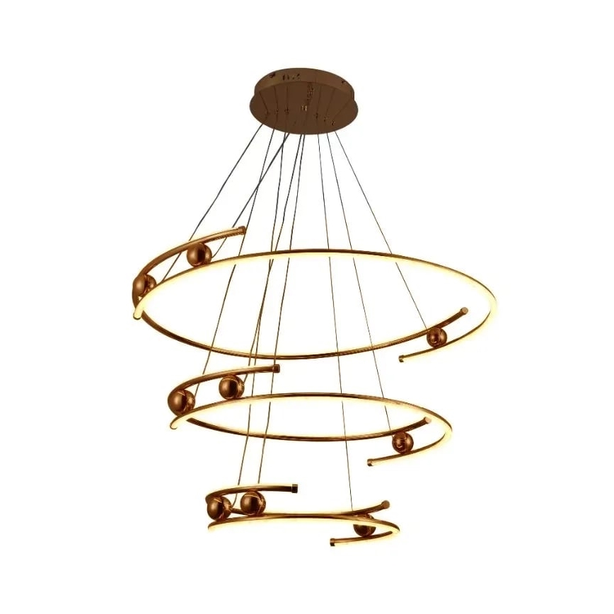 Dimmbare LED-Hängeleuchte an Schnur LED/170W/230V 3000-6500K + Fernbedienung