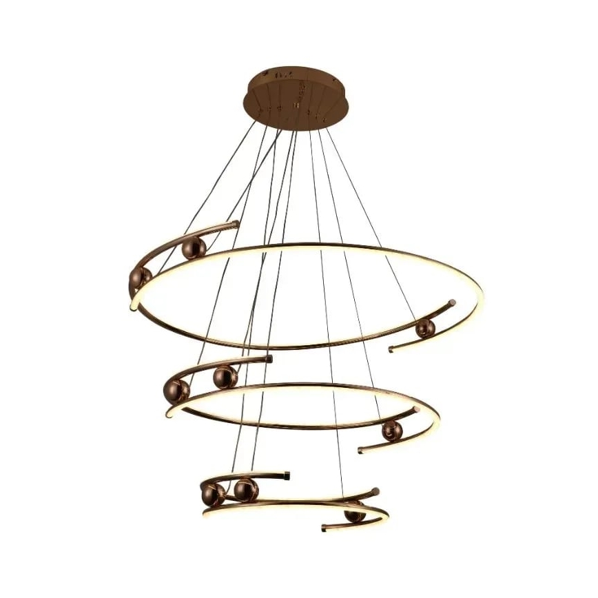 Dimmbare LED-Hängeleuchte an Schnur LED/170W/230V 3000-6500K + Fernbedienung