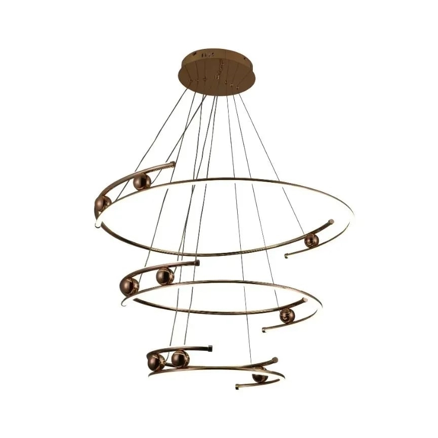 Dimmbare LED-Hängeleuchte an Schnur LED/170W/230V 3000-6500K + Fernbedienung