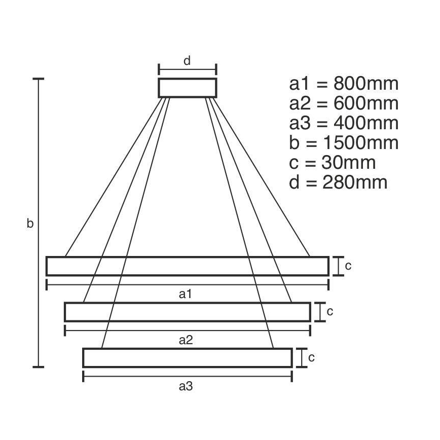 Dimmbarer LED-Kristall-Kronleuchter an Schnur LED/210W/230V 3000-6500K silbern + Fernbedienung