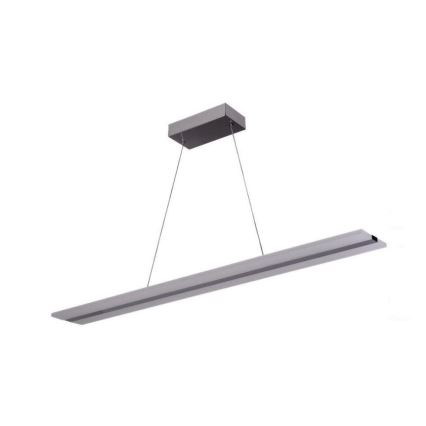 Dimmbare LED-Hängeleuchte an Schnur LED/40W/230V 3000-6500K Chrom + Fernbedienung