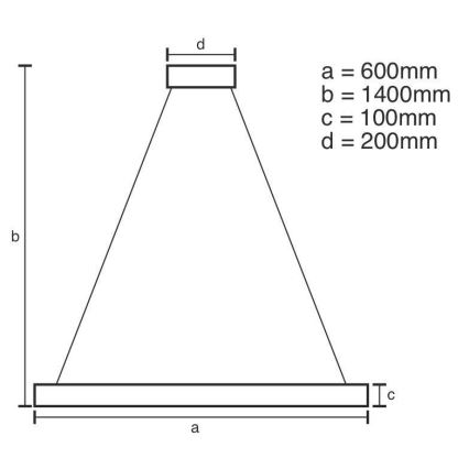 Dimmbarer LED-Kristallkronleuchter an Schnur LED/40W/230V 3000-6500K Chrom/golden + Fernbedienung