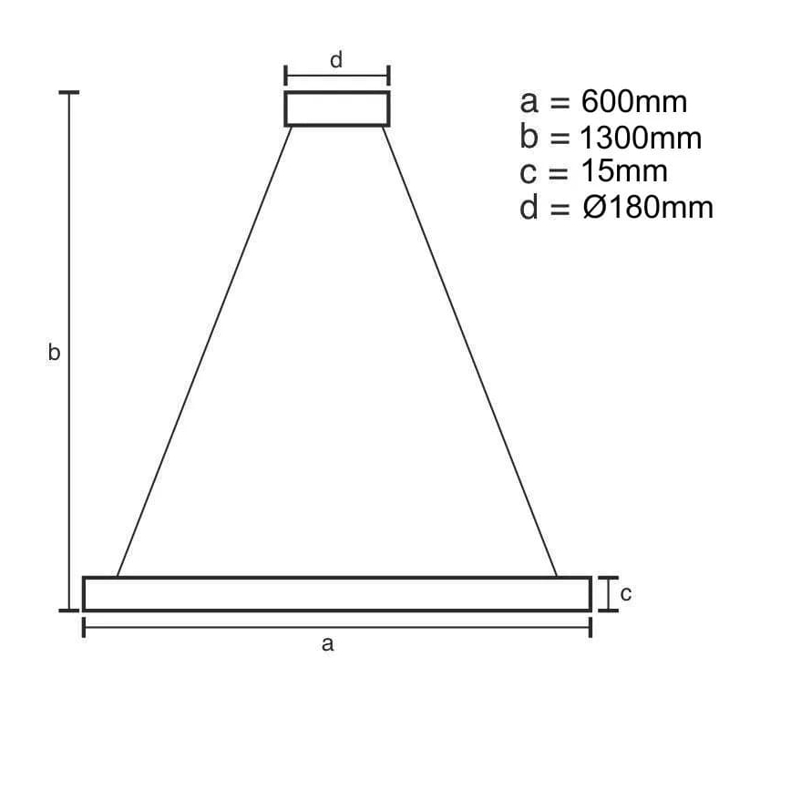 Dimmbare LED-Hängeleuchte an Schnur LED/40W/230V 3000-6500K + Fernbedienung