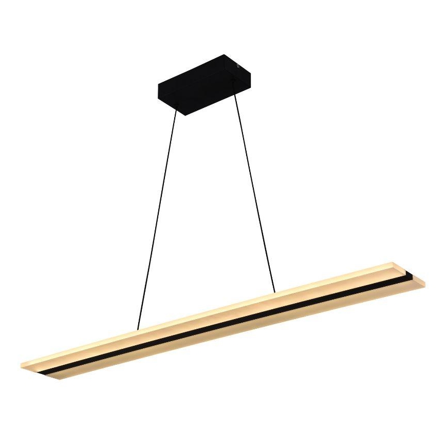 Dimmbare LED-Hängeleuchte an Schnur LED/40W/230V 3000-6500K schwarz + Fernbedienung