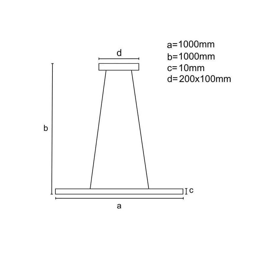 Dimmbare LED-Hängeleuchte an Schnur LED/40W/230V 3000-6500K schwarz + Fernbedienung