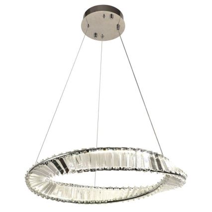 Dimmbare LED-Kristall-Hängeleuchte an Schnur LED/40W/230V 3000-6500K + Fernbedienung