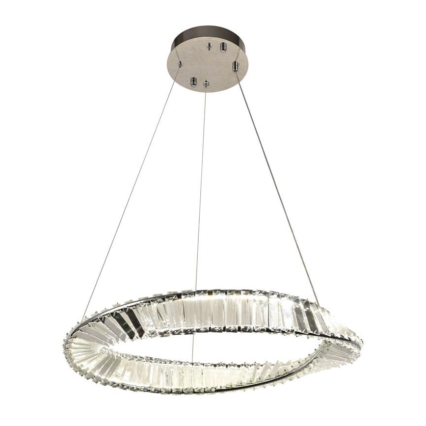 Dimmbare LED-Kristall-Hängeleuchte an Schnur LED/40W/230V 3000-6500K + Fernbedienung