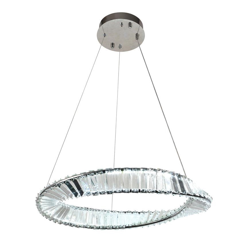 Dimmbare LED-Kristall-Hängeleuchte an Schnur LED/40W/230V 3000-6500K + Fernbedienung