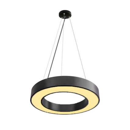 Dimmbare LED-Hängeleuchte an Schnur LED/45W/230V 3000-6500K schwarz + Fernbedienung