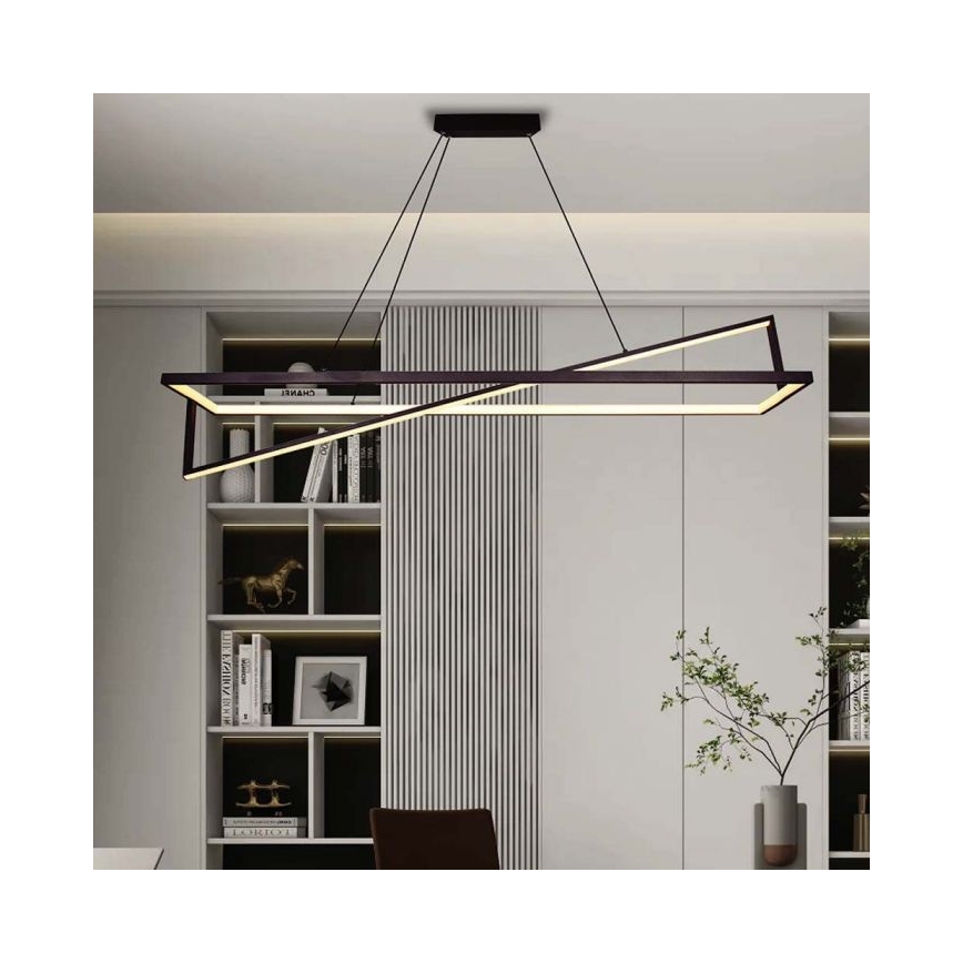 Dimmbare LED-Hängeleuchte an Schnur LED/45W/230V 3000K 114 cm schwarz