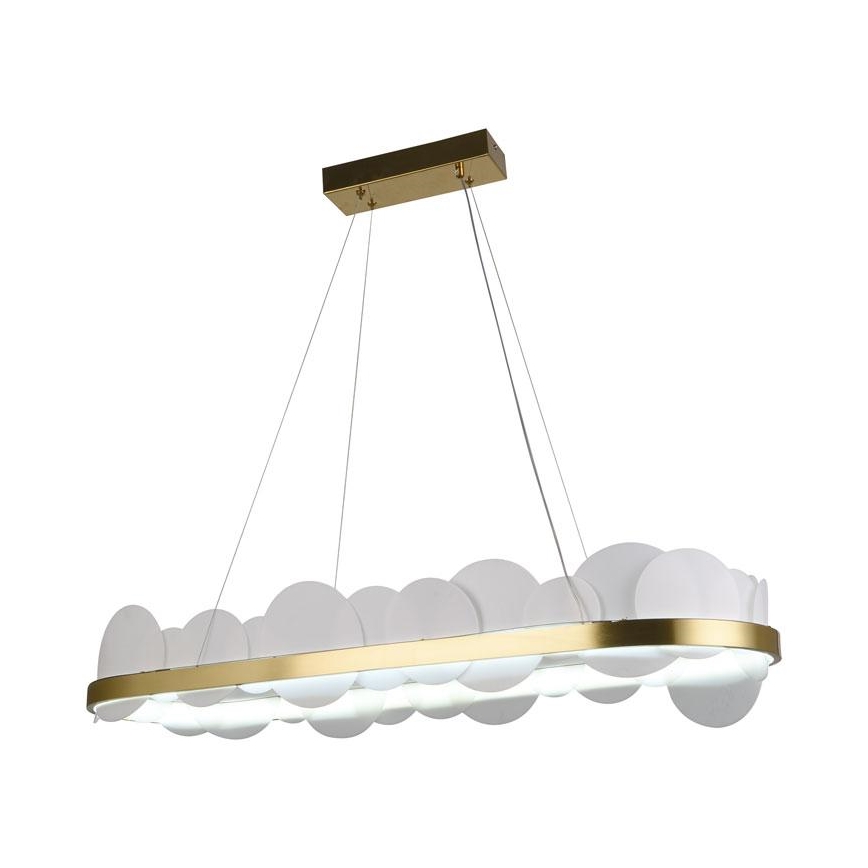 Dimmbare LED-Hängeleuchte an Schnur LED/50W/230V 3000-6500K golden + Fernbedienung