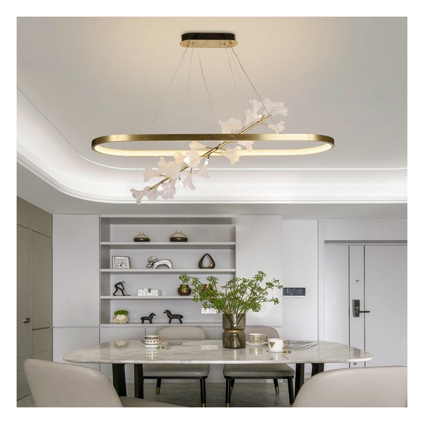 Dimmbare LED-Hängeleuchte an Schnur LED/65W/230V 3000-6500K + Fernbedienung