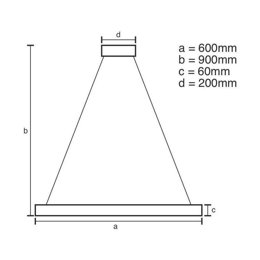Dimmbare LED-Hängeleuchte an Schnur LED/85W/230V 3000-6500K + Fernbedienung