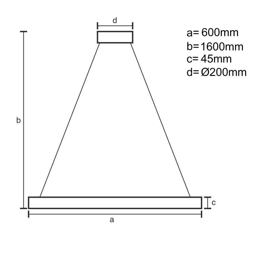 Dimmbare LED-Hängeleuchte an Schnur LED/85W/230V 3000-6500K + Fernbedienung