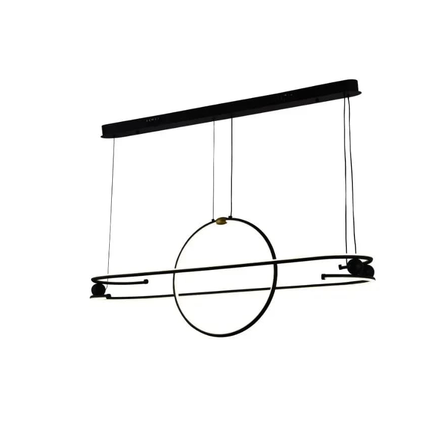 Dimmbare LED-Hängeleuchte an Schnur LED/95W/230V 3000-6500K + Fernbedienung