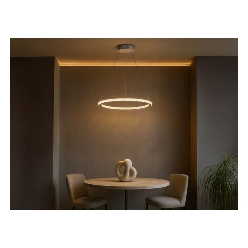 Dimmbare LED-Pendelleuchte an Kabel LED/90W/230V 3000-6500K pr. 60 cm + Fernbedienung