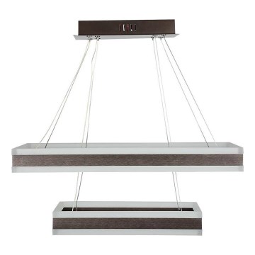 Dimmbare LED-Hängeleuchte LED/113W/230V 3000K braun