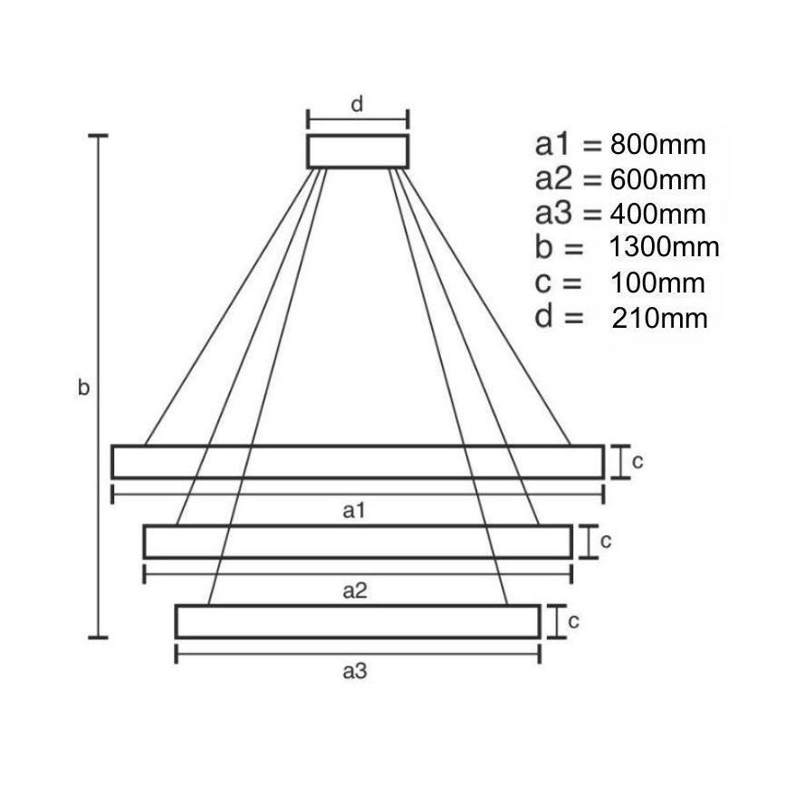 Dimmbarer LED-Kristallkronleuchter an einer Aufhängung LED/115W/230V 3000-6500K glänzendes Chrom + Fernbedienung