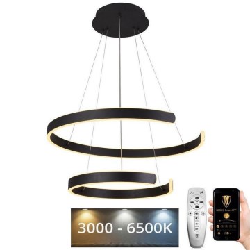 Dimmbare LED-Hängeleuchte LED/120W/230V 3000-6500K d 60 cm + Fernbedienung