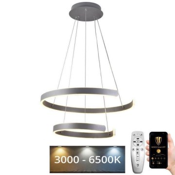 Dimmbare LED-Hängeleuchte LED/120W/230V 3000-6500K d 60 cm + Fernbedienung