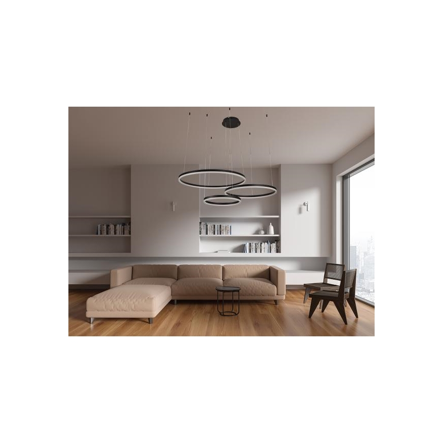 Dimmbare LED-Hängeleuchte LED/125W/230V 3000-6500K + Fernbedienung