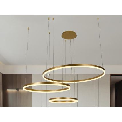 Dimmbare LED-Hängeleuchte LED/125W/230V 3000-6500K + Fernbedienung