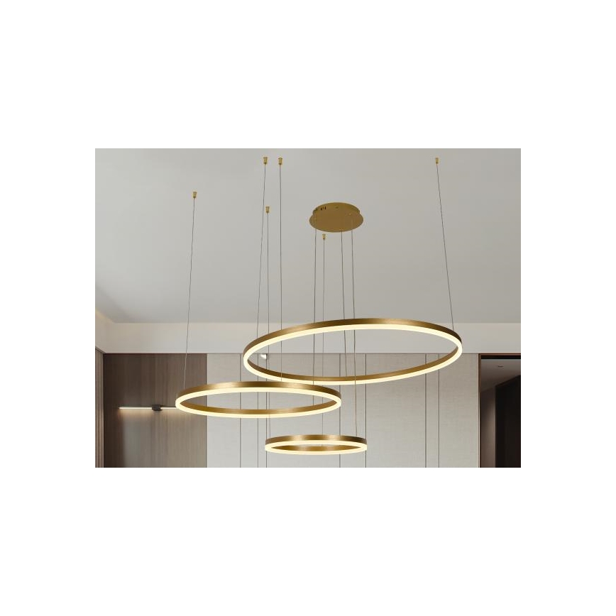 Dimmbare LED-Hängeleuchte LED/125W/230V 3000-6500K + Fernbedienung