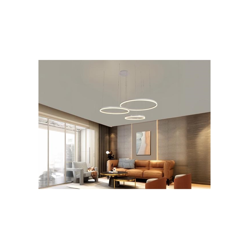 Dimmbare LED-Hängeleuchte LED/125W/230V 3000-6500K + Fernbedienung