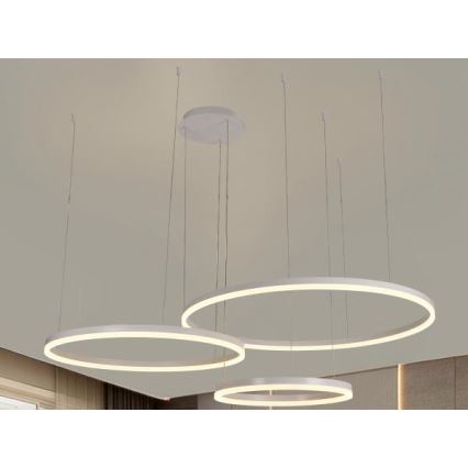 Dimmbare LED-Hängeleuchte LED/125W/230V 3000-6500K + Fernbedienung