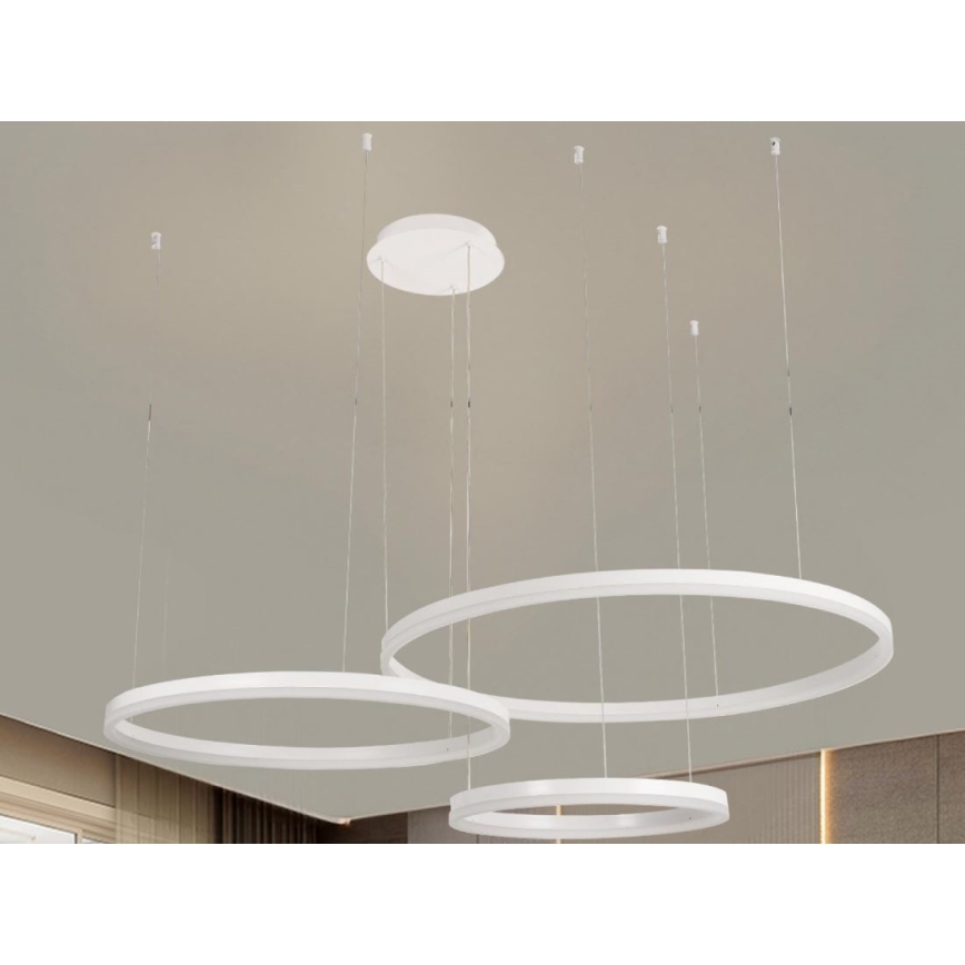 Dimmbare LED-Hängeleuchte LED/125W/230V 3000-6500K + Fernbedienung