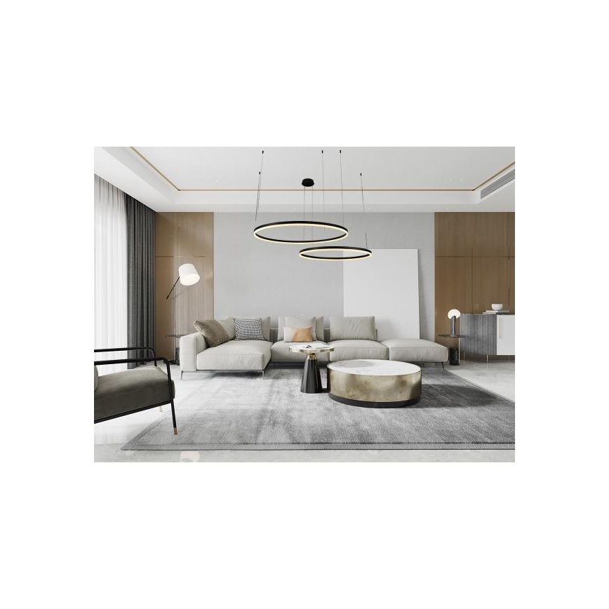 Dimmbare LED-Hängeleuchte LED/128W/230V 3000-6500K + Fernbedienung