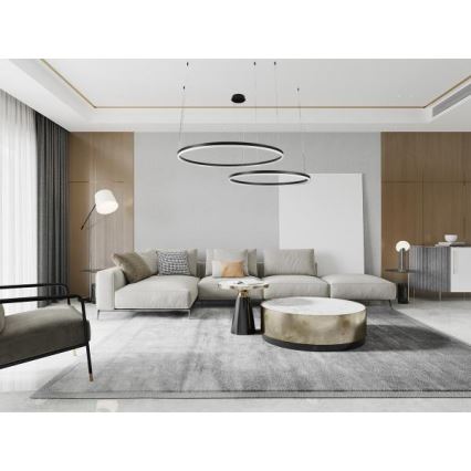 Dimmbare LED-Hängeleuchte LED/128W/230V 3000-6500K + Fernbedienung