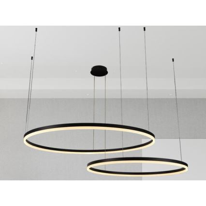 Dimmbare LED-Hängeleuchte LED/128W/230V 3000-6500K + Fernbedienung