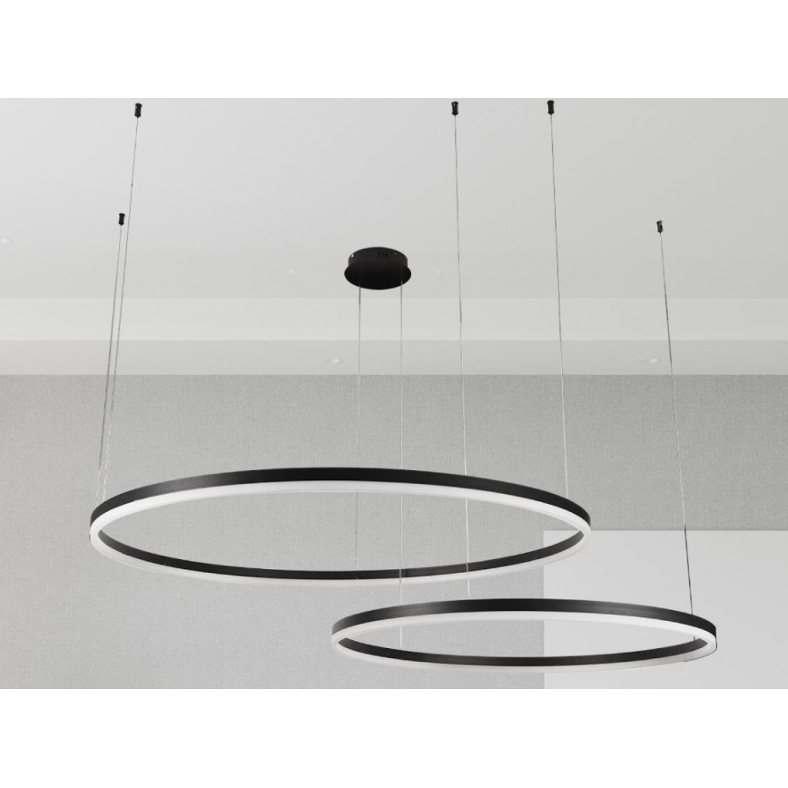 Dimmbare LED-Hängeleuchte LED/128W/230V 3000-6500K + Fernbedienung