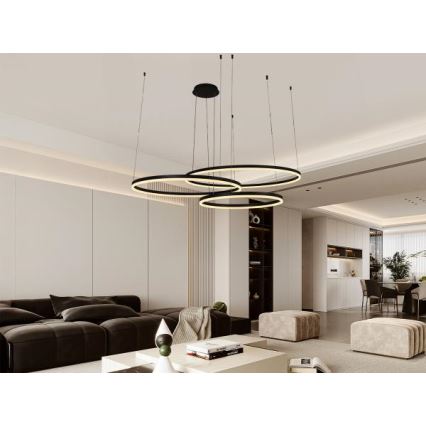 Dimmbare LED-Hängeleuchte LED/170W/230V 3000-6500K + Fernbedienung